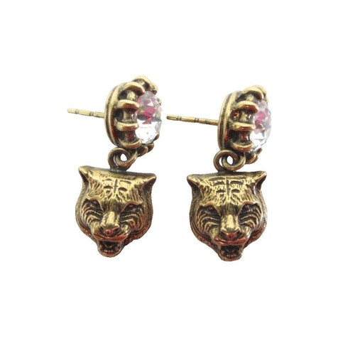 Orecchini gucci testa gatto - orecchini, di