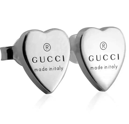 Orecchini cuore con - , marchio