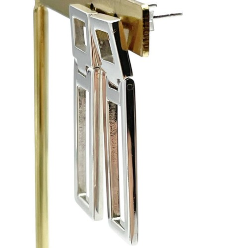 Orecchini lunghi gucci argento - orecchini,