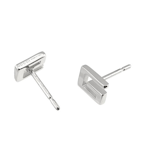 Orecchini gucci logo k18 - gucci, g