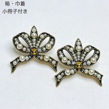 Orecchini Gucci nastro oro