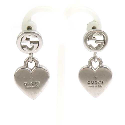 Orecchini gucci cuore argento - gucci,
