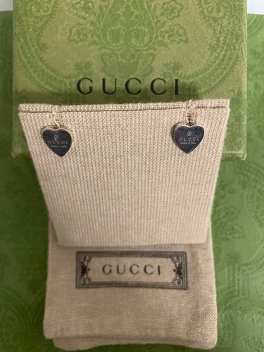 Orecchini gucci cuore logo - gucci,